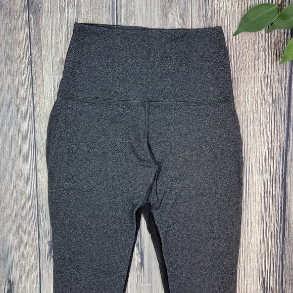 Beyond Yoga Gray High Rise Polka Dot Mesh Leggings - Picture 3 of 10